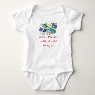 Pilot like my Dad baby t-shirt Bodysuit