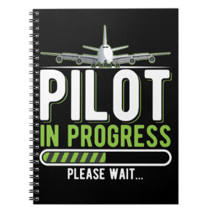 Pilot Loading Airplane Funny Pilots Notebook