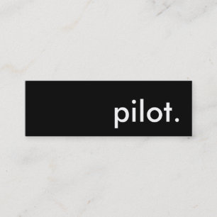 pilot. mini business card