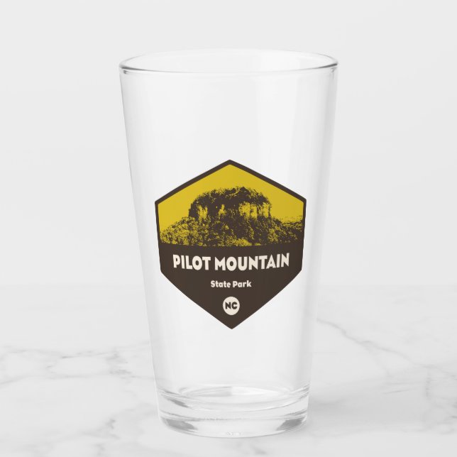 Pilot Mountain State Park North Carolina Glass (Front)