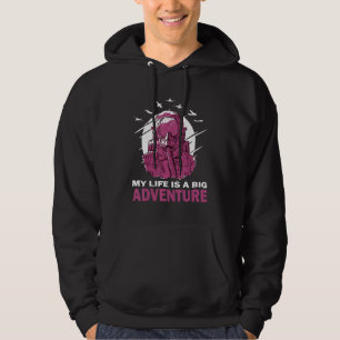 Pilot My Life Is A Big Adventure Aviation & Airpla Hoodie