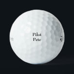 Pilot Personalized Titleist Pro V1 Golf Balls<br><div class="desc">Pilot gift. Pilot golf ball.  Titleist Pro V1.  Pilot Father's day gift.  Pilot birthday gift.</div>