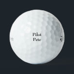 Pilot Personalized Titleist Pro V1 Golf Balls<br><div class="desc">Pilot gift. Pilot golf ball.  Titleist Pro V1.  Pilot Father's day gift.  Pilot birthday gift.</div>