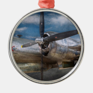 Pilot - Plane - The B-29 Superfortress Metal Ornament