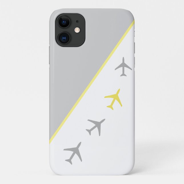 Pilote Avion Aviation Vol d'iPhone 11 Coque (Dos)