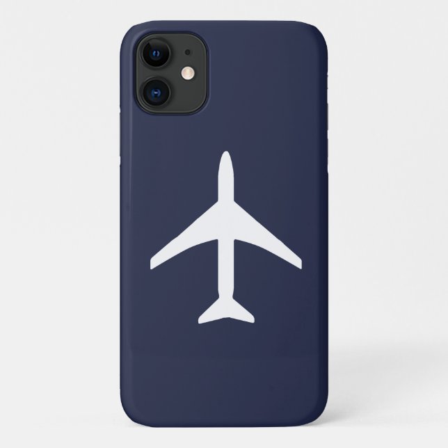 Pilote Avion Aviation Vol d'iPhone 11 Coque (Dos)