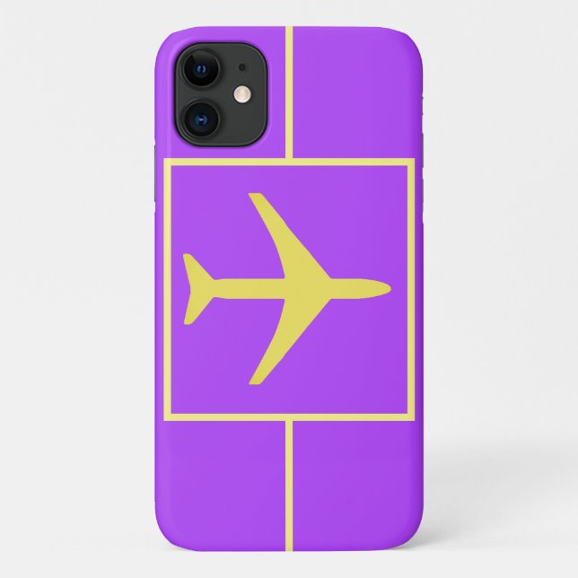 Pilote avion aviation volant iPhone 11 Coque (Dos)