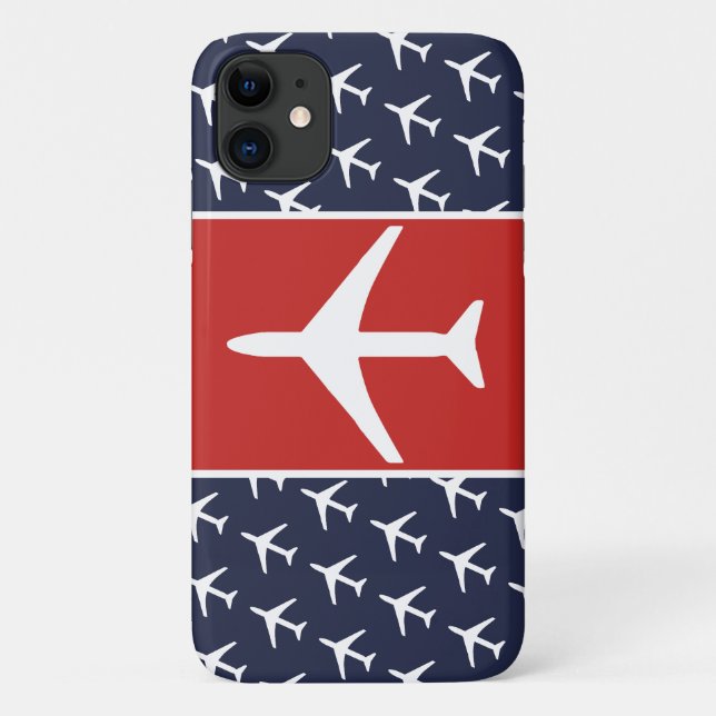 Pilote avion aviation volant iPhone 11 Coque (Dos)