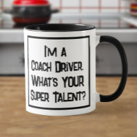 Pilote d'entraîneurs Super Talent. Mug à café à de