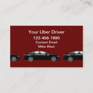 Pilote Uber Facile À Lire Carte de visite