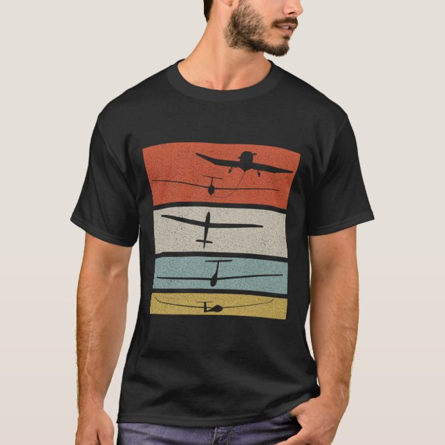 Pilotes de luge TShirt pilote de planeur chemise (Devant)