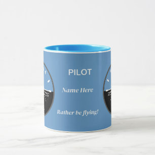Pilots Attitude Indicator Mug