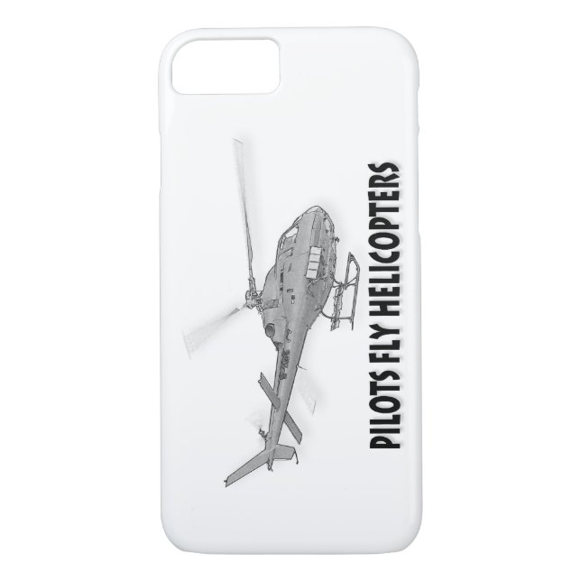 Pilots fly helicopters Case-Mate iPhone case (Back)