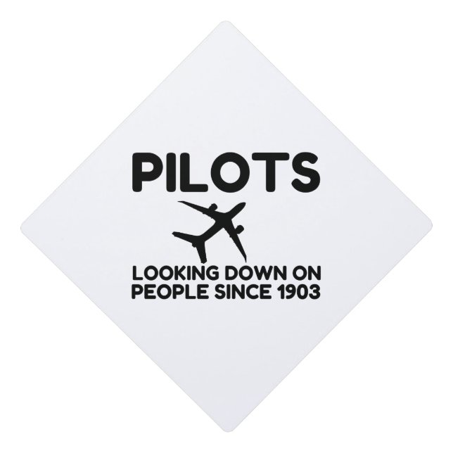 Pilots Graduation Cap Topper (Front)