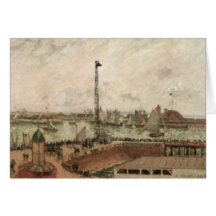 Pilot's Jetty, Le Havre, Misty by Camille Pissarro