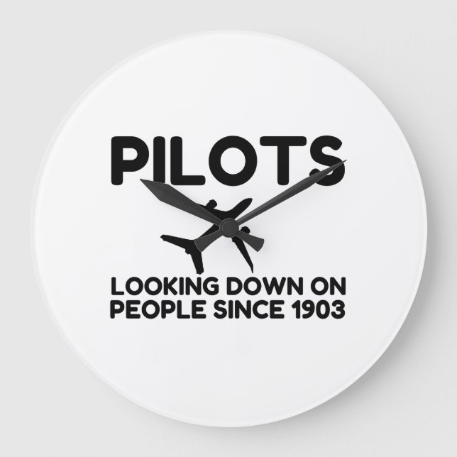 Pilots Large Clock (Front)