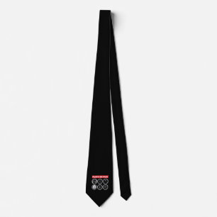 Pilot's Six Pack Flight Instruments Aviation Tie