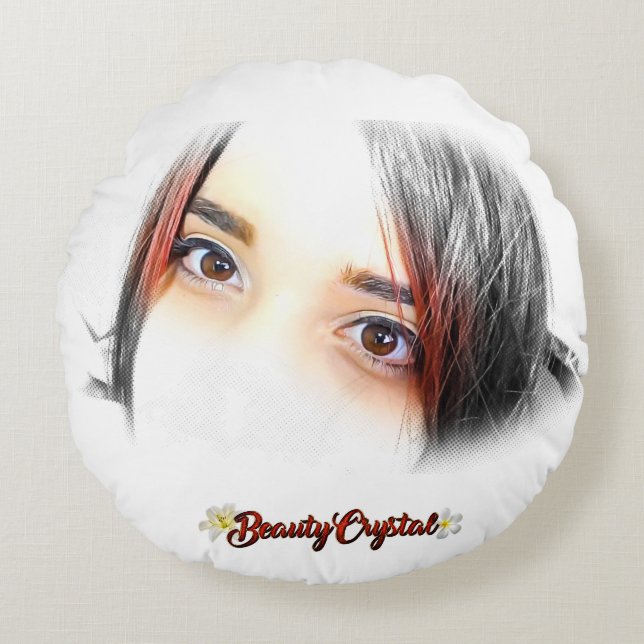 PILOW BEAUYCRYSTAL ROUND PILLOW (Front)
