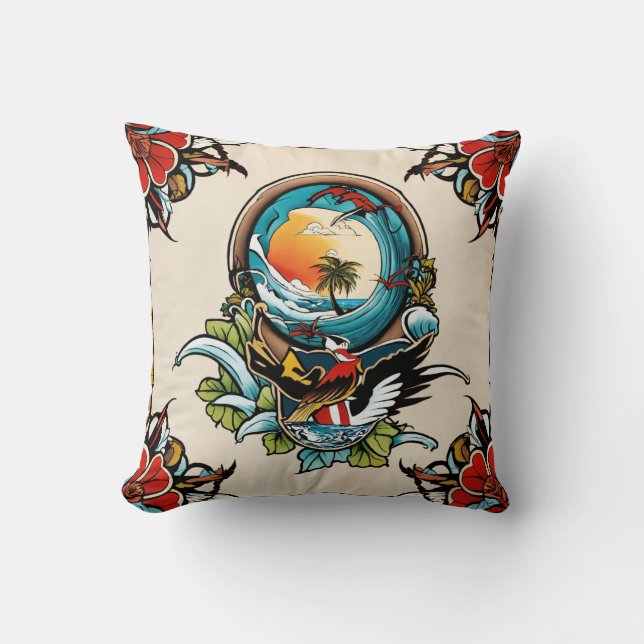 Pilow cover  throw pillow (Front)