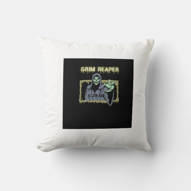 pilow horror throw pillow (Front)