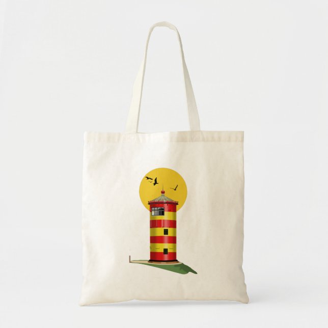 Pilsum Lighthouse Germany Tote Bag (Front)