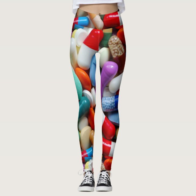 pilules médicaments leggings (Devant)