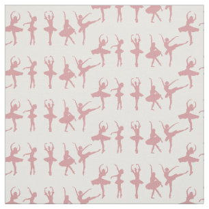 Pima Cotton Pink Ballerinas Craft Sewing Fabric