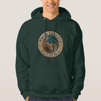 PIMA hoodie colour logo Green