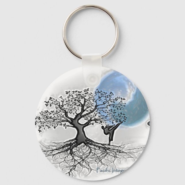 Pima Karate Keychain (Front)