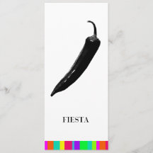 Piment mexicain des invitations | de partie de