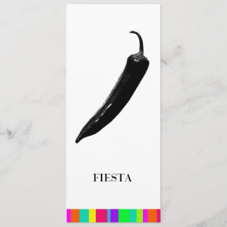 Piment mexicain des invitations | de partie de