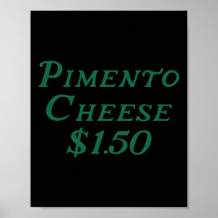 Pimento Cheese Golf Foodie Golf Tournament Birthda Poster