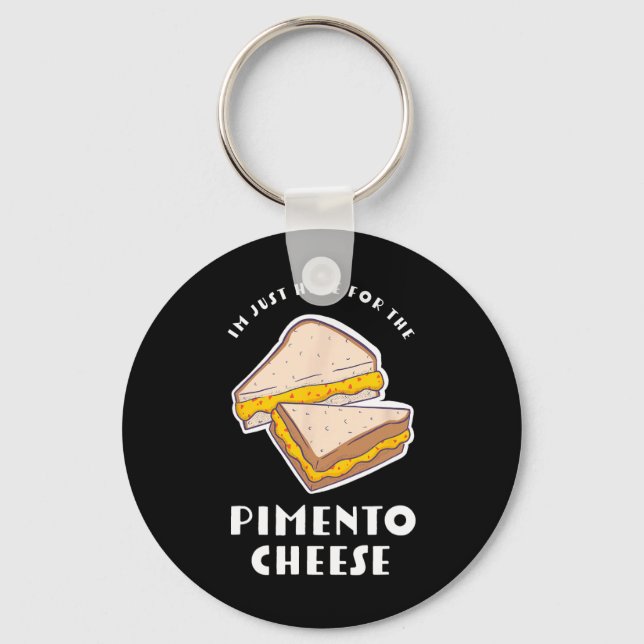 Pimento Cheese Sandwich - Funny Master Golfers  Keychain (Front)
