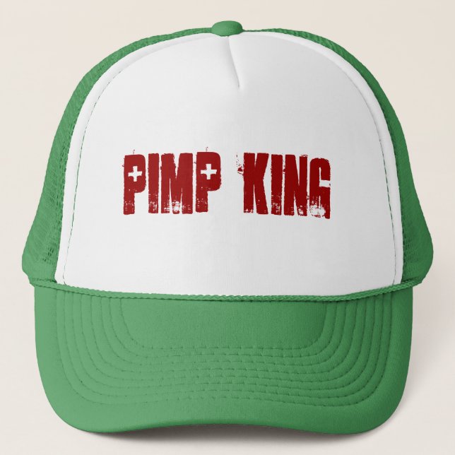 PiMp King Trucker Hat (Front)
