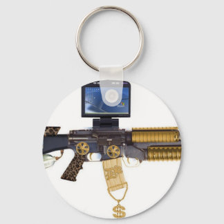 pimped out M-16 Keychain