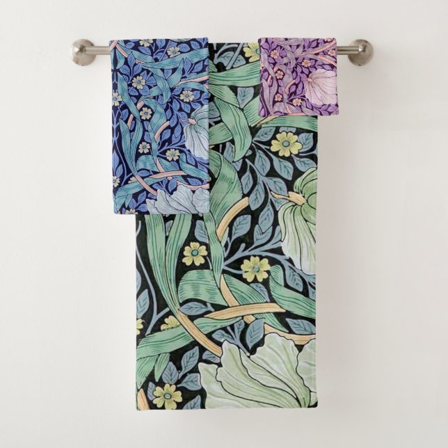 Pimpernel 3colors, William Morris Bath Towel Set (Insitu)