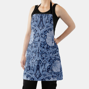 Pimpernel Blue Monotone, William Morris Apron