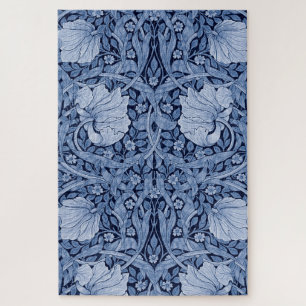 Pimpernel Blue Monotone, William Morris Jigsaw Puz Jigsaw Puzzle