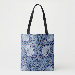 Pimpernel Blue, William Morris Tote Bag