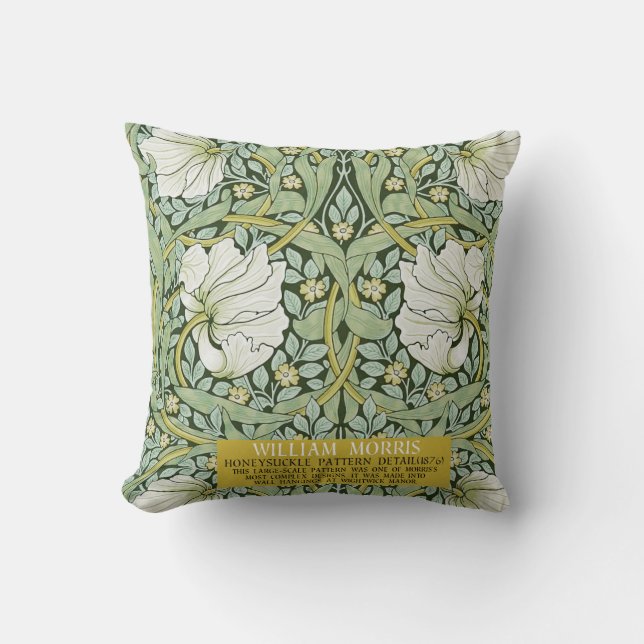 Pimpernel Design by William Morris Pillow Case (Front)