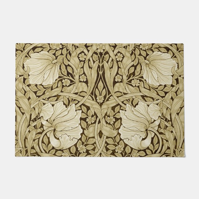 Pimpernel Gold, William Morris Doormat (Front)