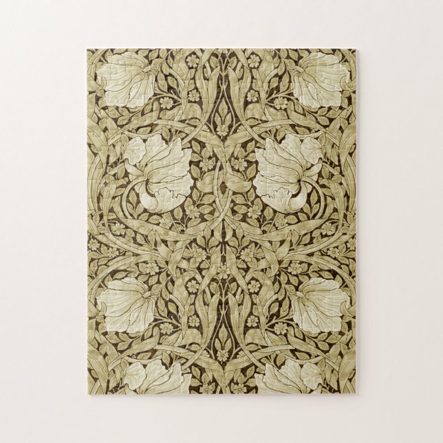 Pimpernel Gold, William Morris Jigsaw Puzzle (Vertical)