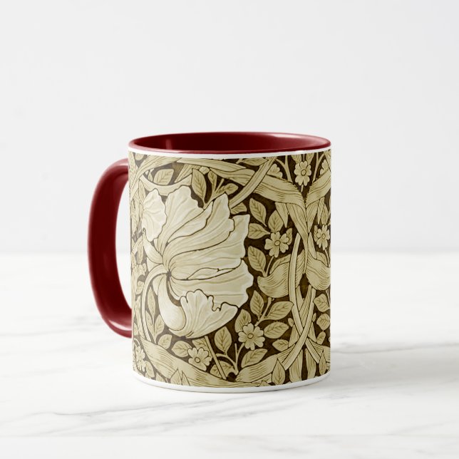 Pimpernel Gold, William Morris Mug (Front Left)