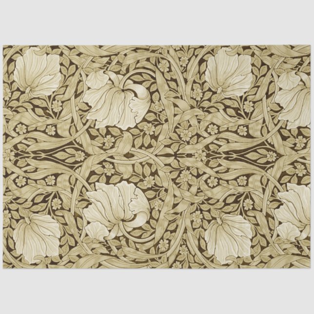 Pimpernel Gold, William Morris Tissue Paper (Front)