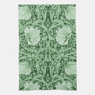 Pimpernel Green, William Morris Kitchen Towel