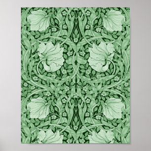 Pimpernel Green, William Morris Poster