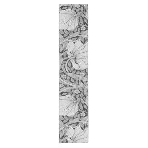 Pimpernel Grey Monotone, William Morris Short Table Runner
