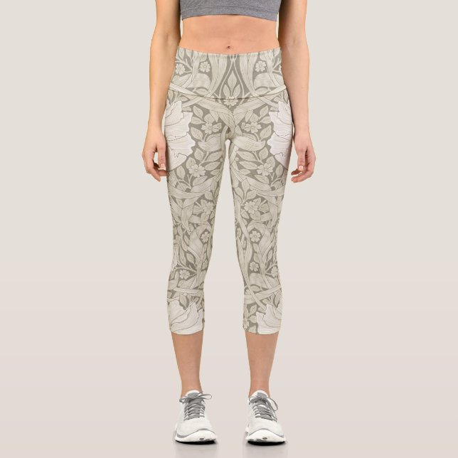 Pimpernel Ivory, William Morris Capri Leggings (Front)
