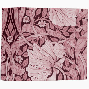 Pimpernel Maroon, William Morris Binder