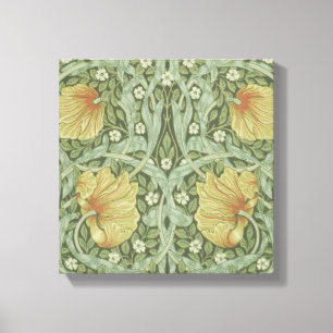 Pimpernel Pattern (by William Morris) Canvas Print